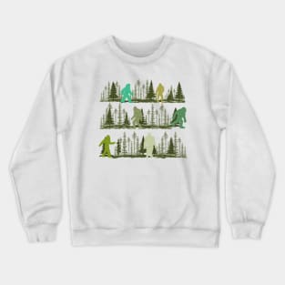 Bigfoot out in the Forest Crewneck Sweatshirt